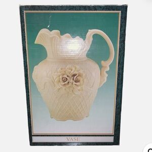 World Bizaars Inc Bisque Roses Set